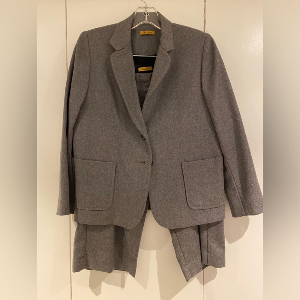 Peter Jensen wool flannel blazer and pleated shorts. Mid 2010s